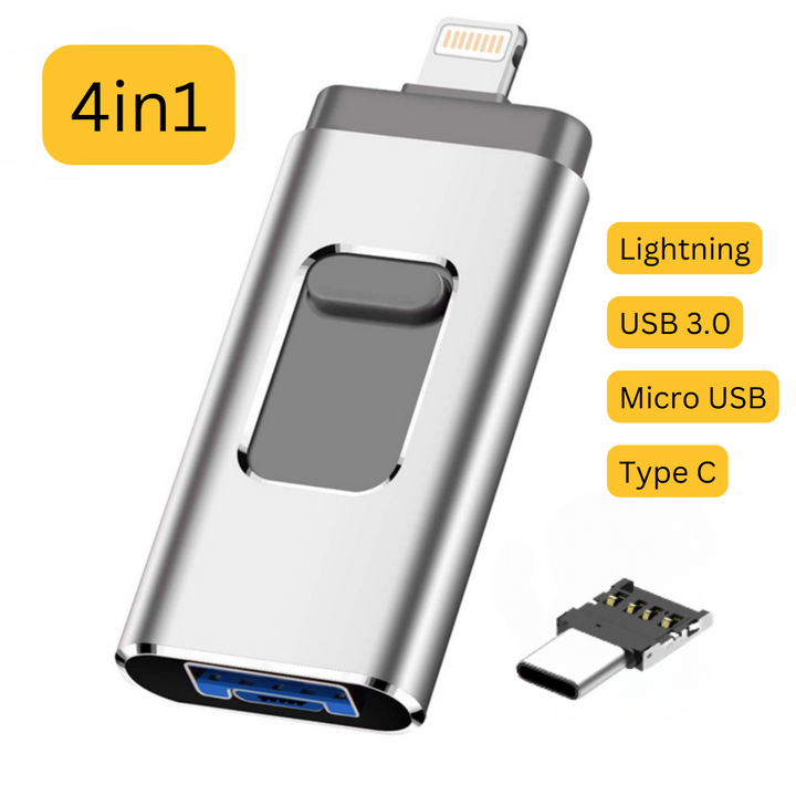 4in1 Mini Metall USB-Stick