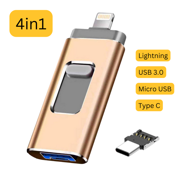 4in1 Mini Metall USB-Stick